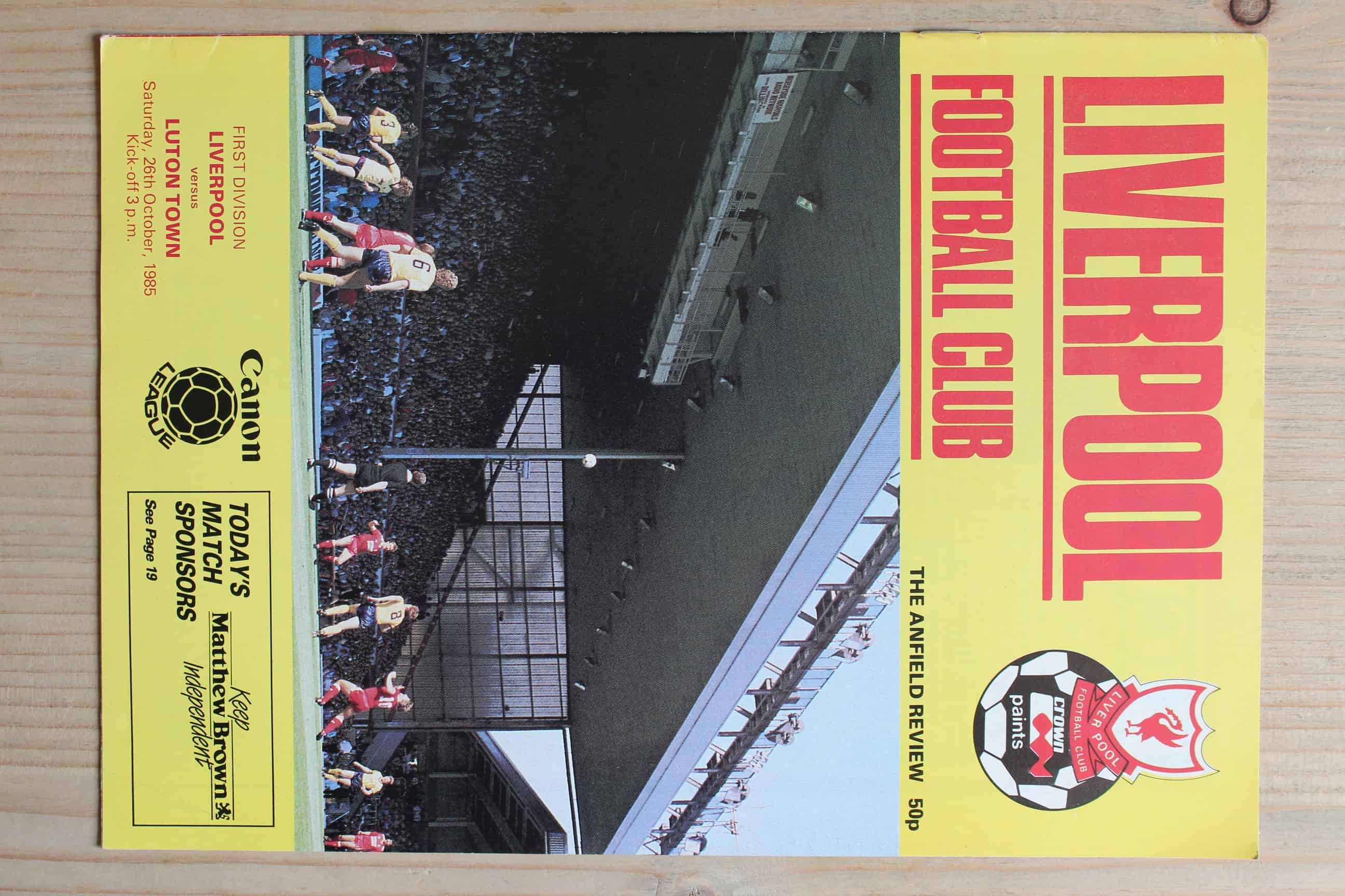 Liverpool FC v Luton Town FC